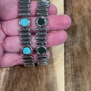 Beautiful Set of Stretch Metal Bracelets